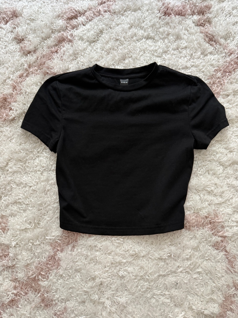 SHEIN Classic Black Short Sleeve Tee